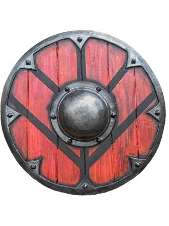 Trollfelsen 50cm LARP-Rundschild "Tur"